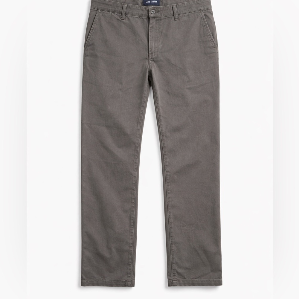 GAP Khakis Gray Chino Pants 38x32 Men’s Classic Fit